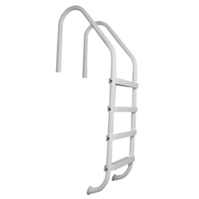 Saftron P324L4G 4 Step Ig Polymer Ladder Gray Saftron With Matching Escutcheons
