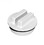 Hayward SP1022C White Raised Plug 1.5In Mpt With O-Ring Hayward, Price/each