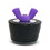 Technical Products SP206C # 6 Winter Plug 1In Fitting Colored Wingnut (Purple), Price/each