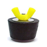 Technical Products SP207C # 7 Winter Plug 1.25In Pipe Colored Wingnut (Yellow)