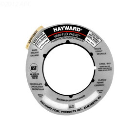 Hayward SPX0715G Valve Position Label