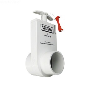 Maax Spas Industries 0212011 2In Skt X Spigot Gate Valve Unibody Pvc White Valterra