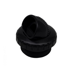 Infusion Pool Products VRFTHBK 1.5In Mpt Return V-Fitting Black Infusion Venturi