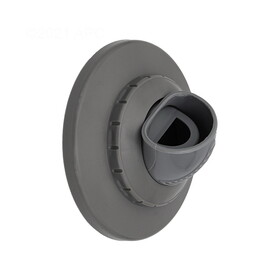Infusion Pool Products VRFTHFLG Threaded Inlet V-Fitting With Flange Light Gray Infusion