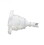 Waterway 229-8050B 5-Scallop Directional Thread In Gunte Jet Internals White 5 Scallop Textured, Price/each