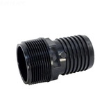 Waterway 417-6151 Hose Male Barb Adapter 1 1/2In Mptx1 1/2In Black