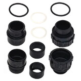 Waterway Plastics 550-4270 Bulk Head Fitting Pack Nuts O Rings & Reducer 2 Per Pack