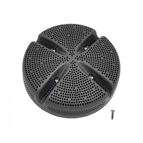 Waterway Plastics 640-8247 V 6In Ultra Suction With 1 1/2In Threaded Wall Fitting Grey