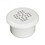 Waterway 672-2000 Gunite Air Injector Floor Cap Waterway Accessories White Fits Inside 1.5In Pipe, Price/each