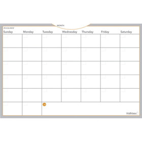 At-A-Glance WallMates Self-Adhesive Dry Erase Monthly Plan Surface, AAGAW602028