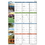 At-A-Glance Seasons in Bloom Erasable/Reversible Wall Planner, AAGPA-133, Price/EA