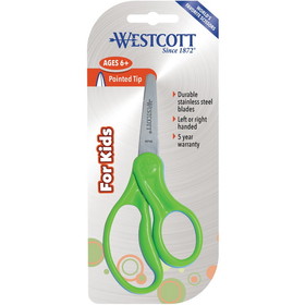 Westcott 5" Pointed Kid Scissors