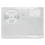 Angler'S String & Button Closure Poly Envelopes, Letter - 8.50" Width x 11" Length Sheet Size - Polypropylene - Clear - 4 / Pack, Price/EA