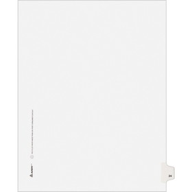 Avery Individual Legal Exhibit Dividers - Avery Style, AVE01024