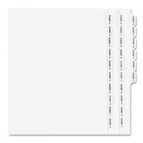 Avery Standard Collated Legal Exhibit Divider Sets - Avery Style, AVE01370