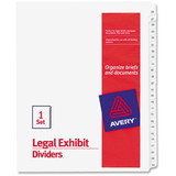 Avery Collated Legal Exhibit Dividers - Allstate Style, AVE01702
