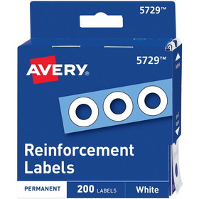 Avery White Self-Adhesive Reinforcement Labels, AVE05729
