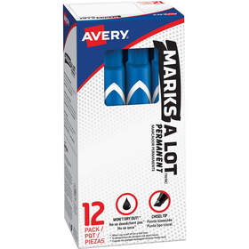 Avery Large Desk-Style Permanent Markers, AVE08-886