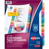 Avery® Ready Index 1-31 Tab Custom TOC Dividers