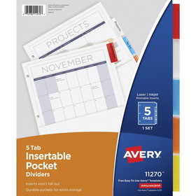 Avery Pocket Insertable Dividers
