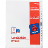 Avery Premium Collated Legal Exhibit Dividers with Table of Contents Tab - Avery Style, AVE11396