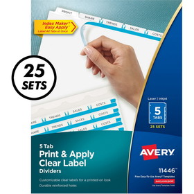 Avery Index Maker Print & Apply Dividers