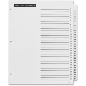 Avery Table 'N Tabs Daily Dividers