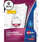 Avery® Classification Folder 5-tab TOC Dividers