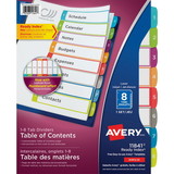 Avery Ready Index Custom TOC Binder Dividers, AVE11841