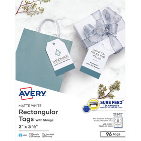 Avery Printable Tags with String
