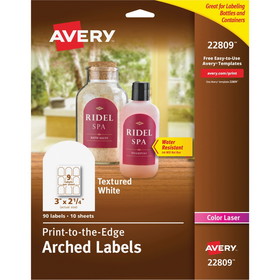 Avery Arched Labels - Sure Feed - Print-to-the-Edge