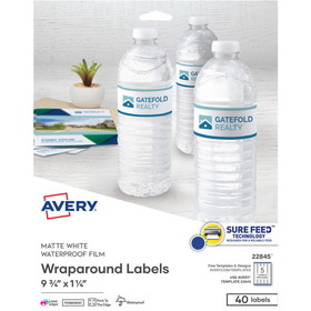 Avery Durable Water-resistant Wraparound Labels