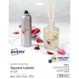 Avery Sure Feed Glossy Labels