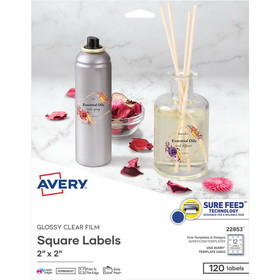 Avery Sure Feed Glossy Labels, AVE22853