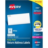 Avery® Easy Peel® Return Address Labels with Sure Feed™ Technology