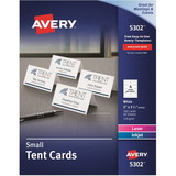 Avery Inkjet, Laser Tent Card - White