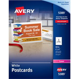Avery Laser Postcard - White