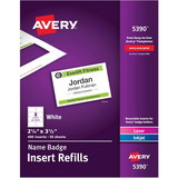 Avery Laser/Inkjet Badge Insert Refills