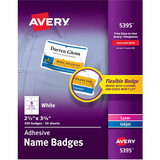 Avery Adhesive Name Badges, AVE5395