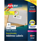 Avery Repositionable Address Labels