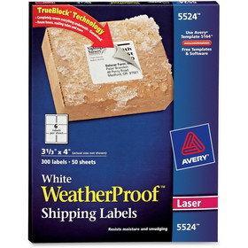 Avery Weatherproof Mailing Labels, AVE5524