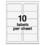 Avery Repositionable Shipping Labels - Sure Feed Technology, AVE58163, Price/PK