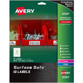 Avery Surface Safe ID Label, AVE61501