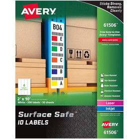 Avery Surface Safe ID Label, AVE61506