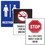 Avery 5"x7" Removable Label Safety Signs, Price/PK