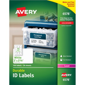Avery Permanent Durable ID Laser Labels