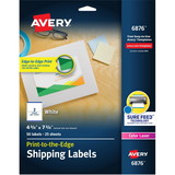 Avery Print-to-the-edge 2/Sheet Shipping Labels
