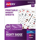 The Mighty Badge® Inkjet Laser/Inkjet Badge Insert - Clear