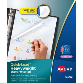 Avery Quick-Load Sheet Protectors