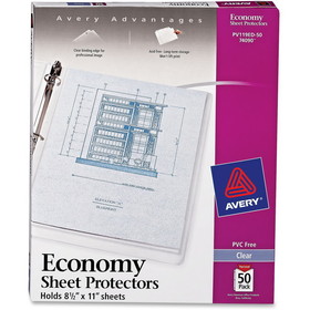 Avery Economy-Weight Sheet Protectors, AVE74090